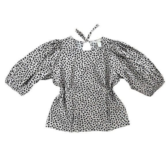 H&M Floral Puffed Sleeve - Picture 4 of 4